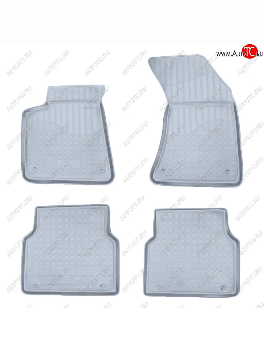 Коврики салона Norplast Unidec Audi A8 D4 дорестайлинг, седан (2009-2013) (Цвет: серый)  с доставкой в г. Керчь
