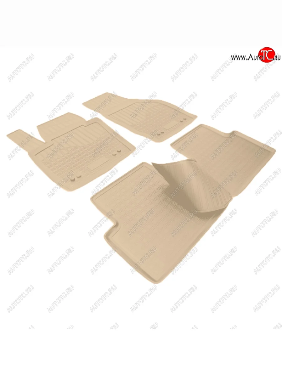 Коврики салона Norplast Unidec Audi Q3 8U рестайлинг (2014-2018) (Цвет: бежевый)  с доставкой в г. Керчь