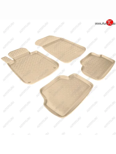 Коврики салона Norplast Unidec (Цвет: бежевый) BMW 1 серия E81 хэтчбэк 3 дв. рестайлинг (2007-2012)