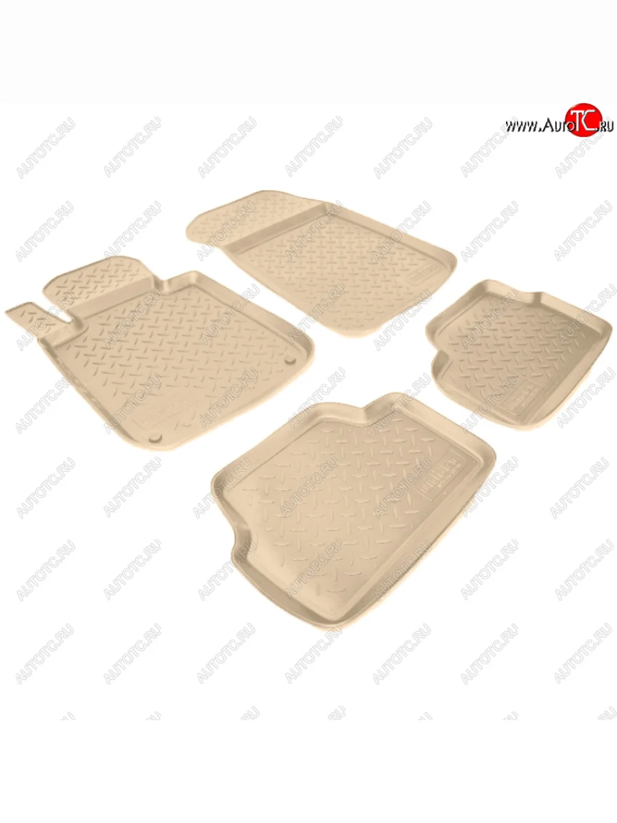 Коврики салона Norplast Unidec BMW 1 серия E81 хэтчбэк 3 дв. рестайлинг (2007-2012) (Цвет: бежевый)  с доставкой в г. Керчь
