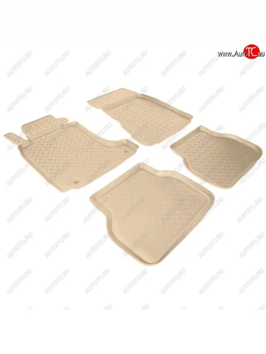 Коврики салона Norplast Unidec (Цвет: бежевый) BMW 5 серия E39 седан рестайлинг (2000-2003)