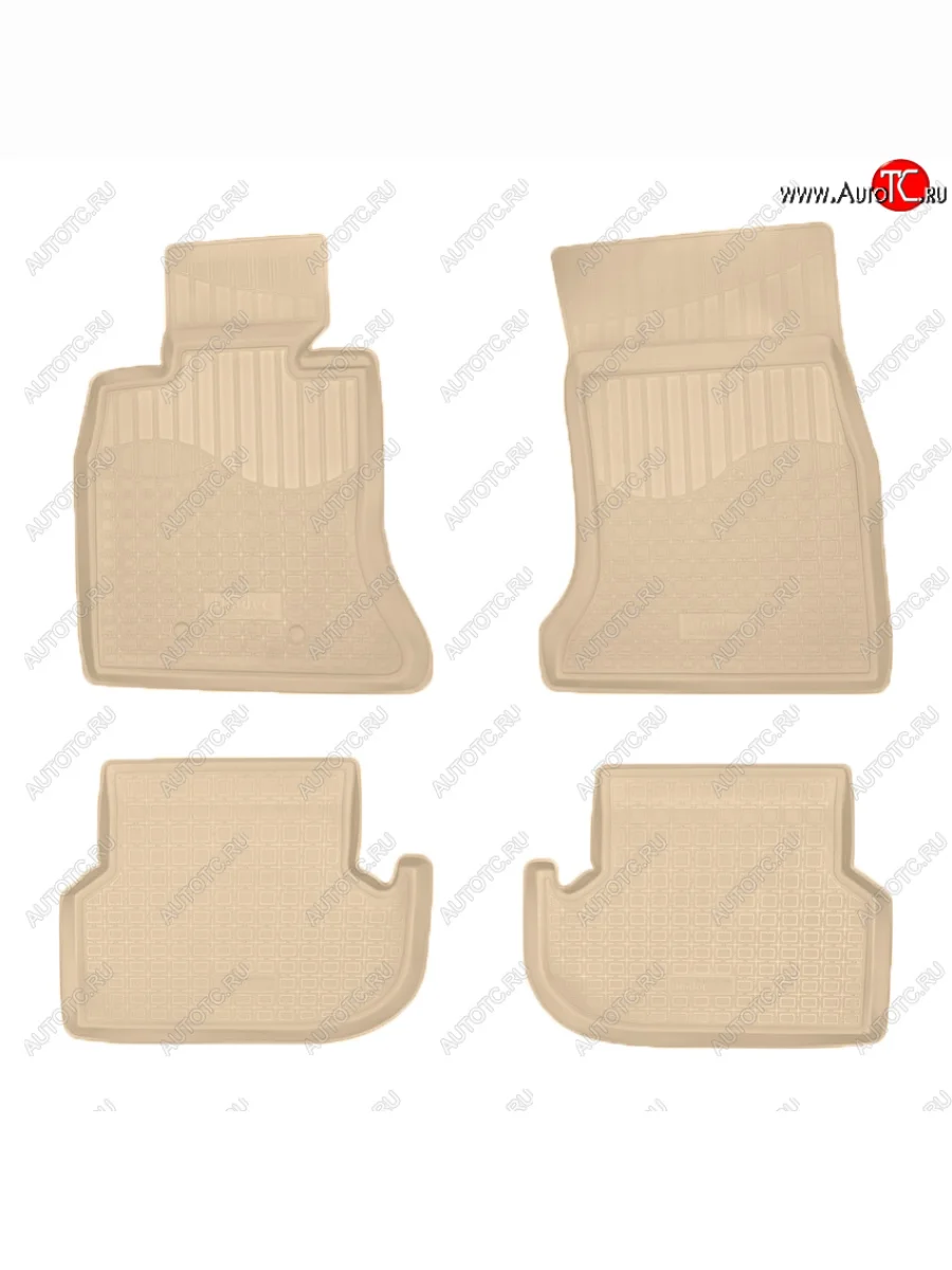 Коврики салона Norplast Unidec BMW 5 серия F10 рестайлинг, седан (2013-2017) (Цвет: бежевый)  с доставкой в г. Керчь