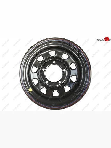 Штампованый диск OFF-ROAD Wheels (стальной усиленный, круг - черный). 8.0 x 15 