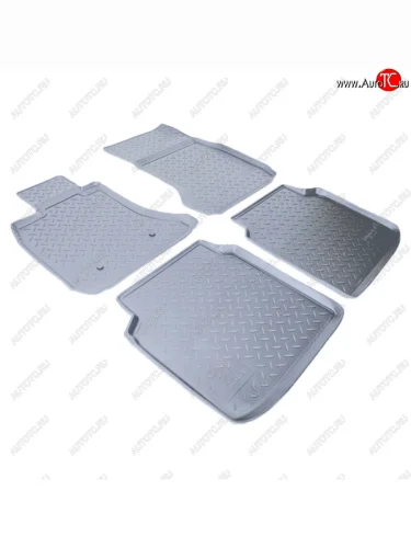 Коврики салона Norplast Unidec (Long) (Цвет: серый) BMW 7 серия F01-F04 седан (2008-2015)