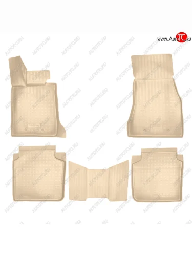 Коврики салона Norplast Unidec (Long) (Цвет: бежевый) BMW 7 серия G11-G12 дорестайлинг,седан (2015-2019)