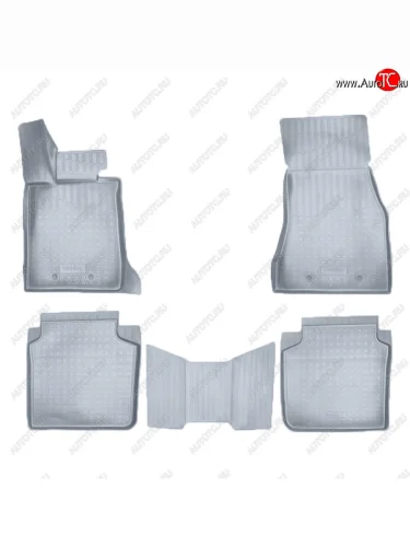 Коврики салона Norplast Unidec (Long) (Цвет: серый) BMW 7 серия G11-G12 дорестайлинг,седан (2015-2019)