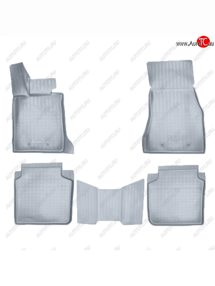 Коврики салона Norplast Unidec (Long) BMW 7 серия G11-G12 дорестайлинг,седан (2015-2019) (Цвет: серый)  в Самаре Самарской области