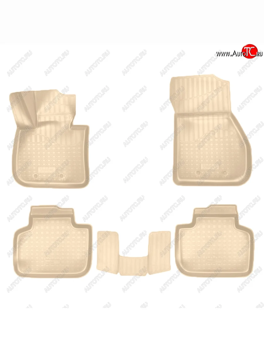 Коврики салона Norplast Unidec BMW X1 F48 дорестайлинг (2015-2019) (Цвет: бежевый)  с доставкой в г. Керчь