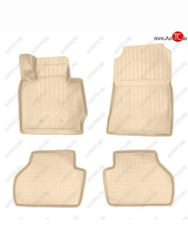 Коврики салона Norplast Unidec (Цвет: бежевый) BMW X4 F26 (2014-2018)