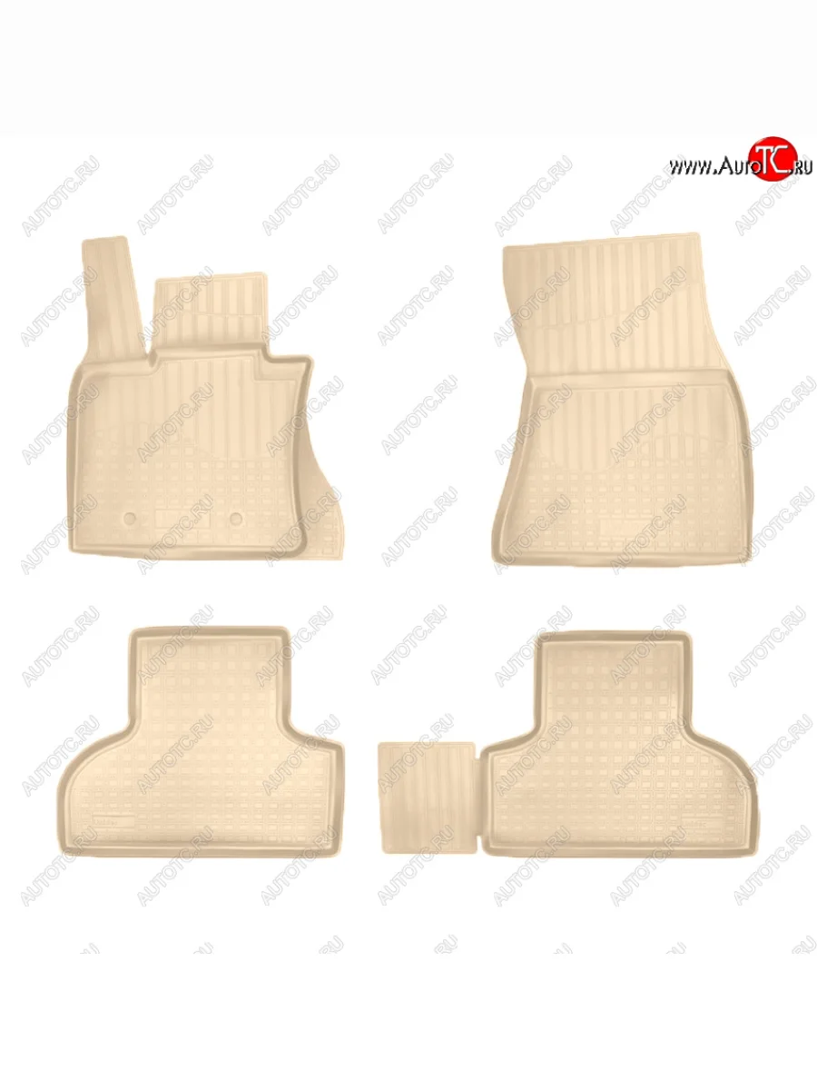 Коврики салона Norplast Unidec BMW X5 F15 (2013-2018) (Цвет: бежевый)  в Самаре Самарской области