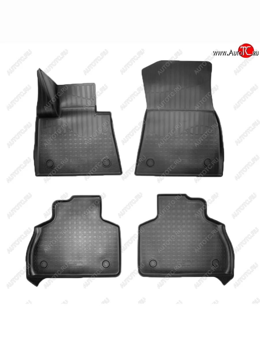 Коврики салона Norplast Unidec (1 и 2 ряд 6-ти местной версии) BMW X7 G07 (2018-2022) (Цвет: черный)  в Керчи Республика Крым