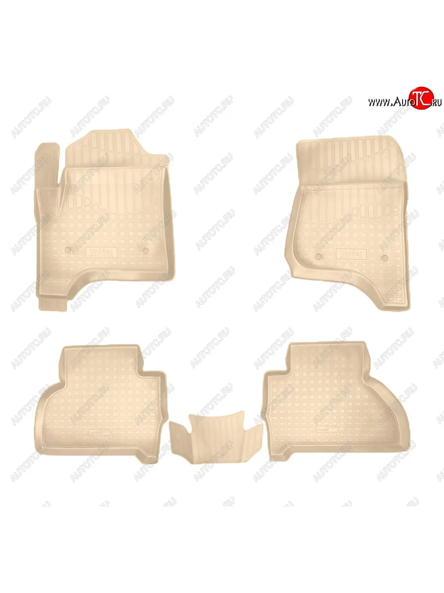 Коврики салона Norplast Unidec (5 мест) Cadillac Escalade GMTK2 джип 5 дв. короткая база (2015-2020) (Цвет: бежевый)  в Керчи Республика Крым