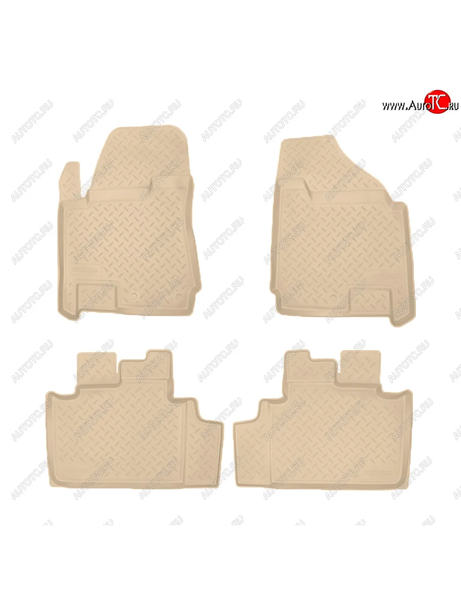 Коврики салона Norplast Unidec Cadillac SRX дорестайлинг (2010-2012) (Цвет: бежевый)  в Керчи Республика Крым