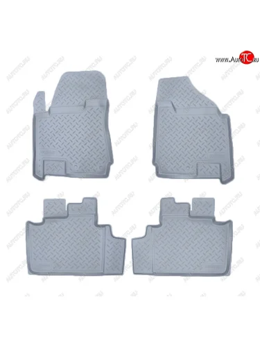 Коврики салона Norplast Unidec (Цвет: серый) Cadillac SRX дорестайлинг (2010-2012)