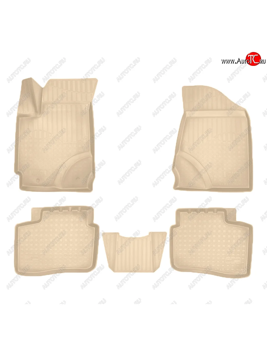 Коврики салона Norplast Unidec  Changan Eado (2011-2018) (Цвет: бежевый)  в Самаре Самарской области