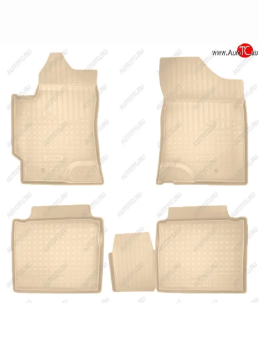 Коврики салона Norplast Unidec (Цвет: бежевый) Changan Reaton (2013-2017)