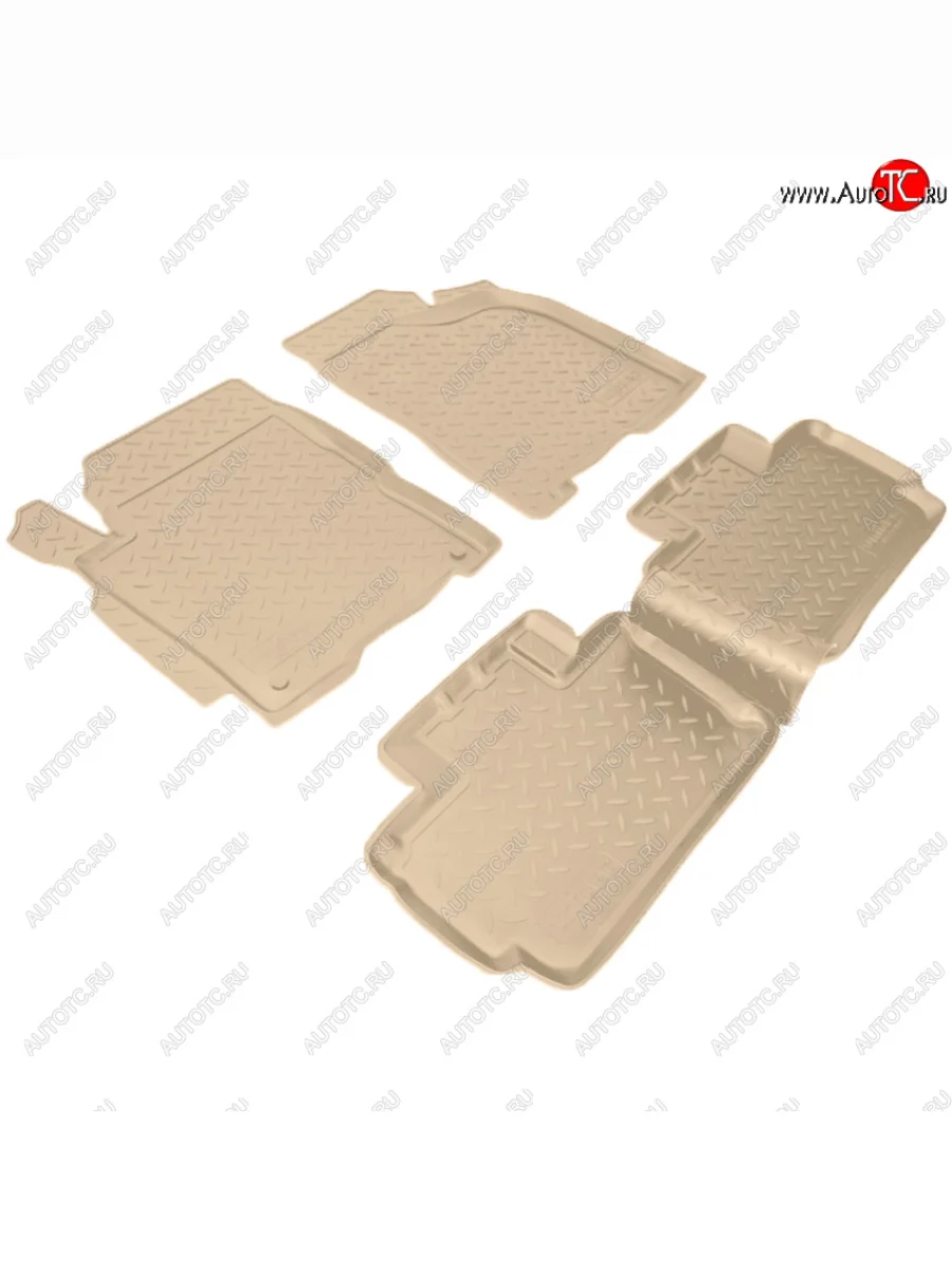 Коврики салона Norplast Unidec Chery Bonus (A13) лифтбэк (2011-2016) (Цвет: бежевый)  в Перми Пермском крае