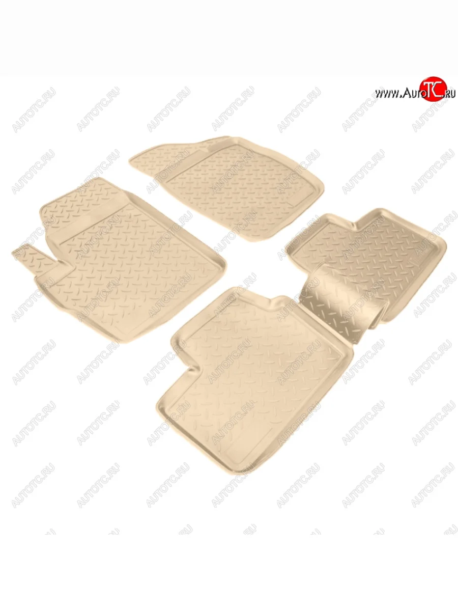 Коврики салона Norplast Unidec Chery Kimo A1 хэтчбэк (2008-2014) (Цвет: бежевый)  в Керчи Республика Крым