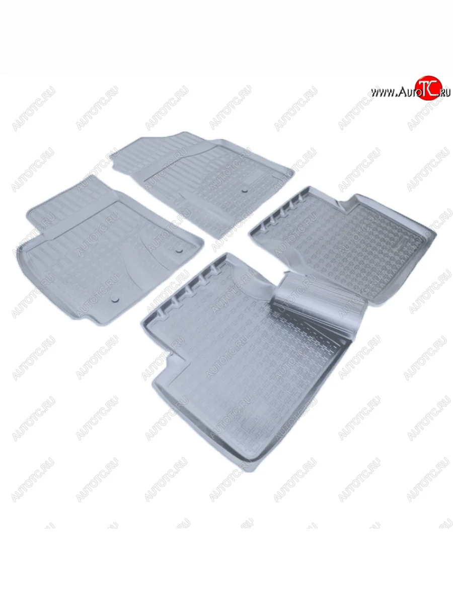 Коврики салона Norplast Unidec Vortex Tingo рестайлинг (2012-2014) (Цвет: серый)  с доставкой в г. Керчь