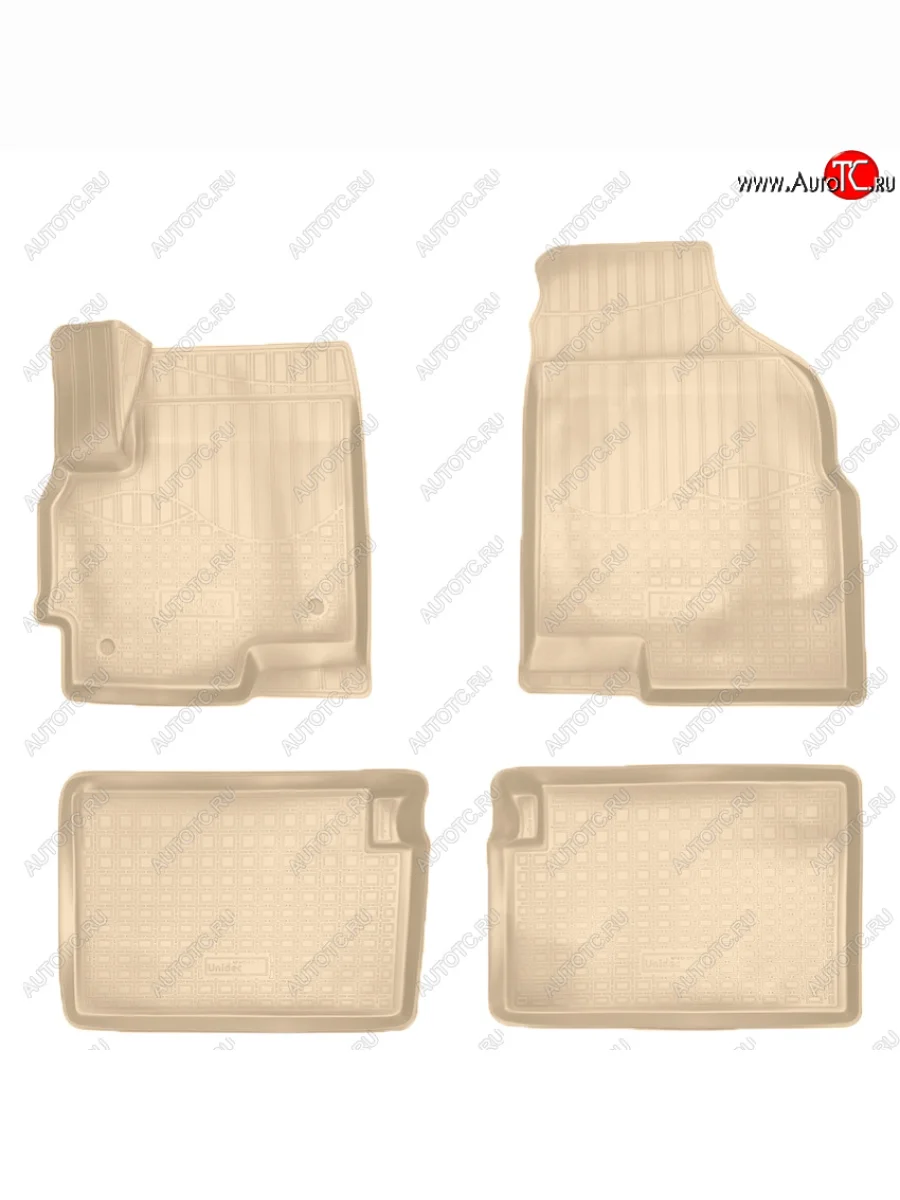 Коврики салона Norplast Unidec Chery Tiggo 5 (T21) рестайлинг (2017-2020) (Цвет: бежевый)  с доставкой в г. Пермь