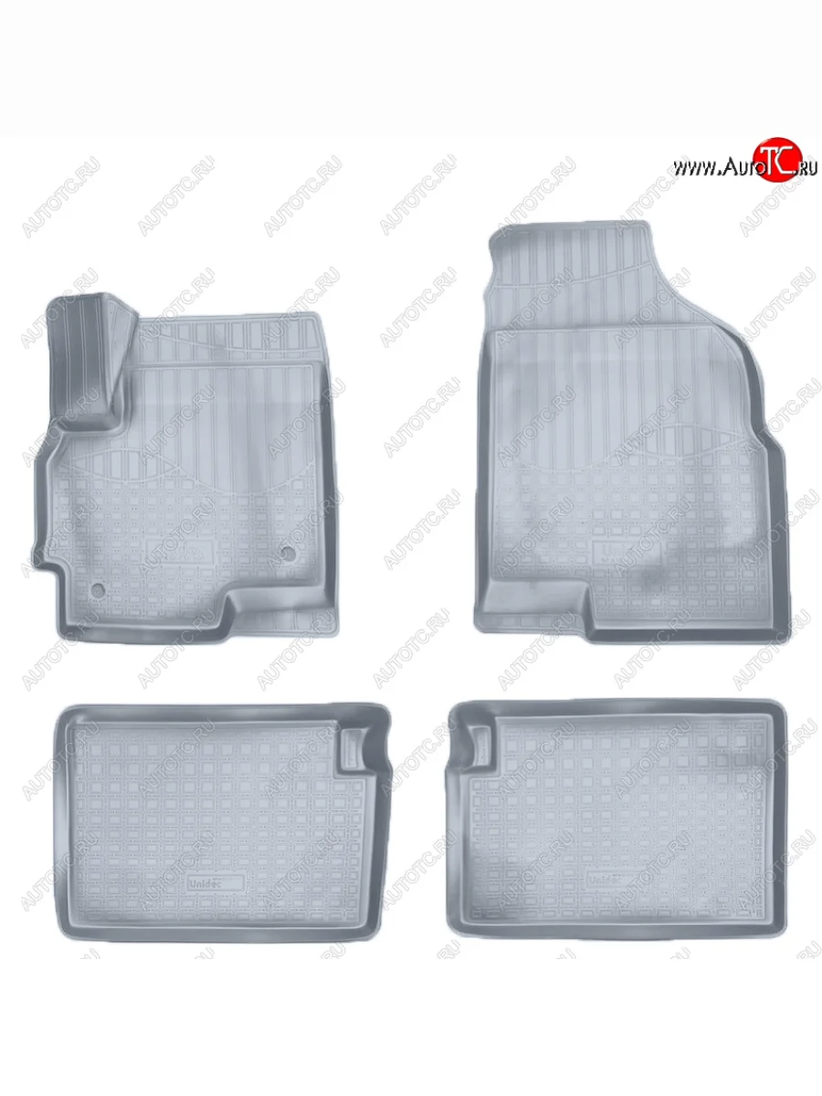Коврики салона Norplast Unidec Chery Tiggo 5 (T21) рестайлинг (2017-2020) (Цвет: серый)  с доставкой в г. Пермь