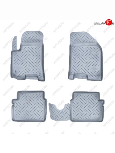 Коврики салона Norplast Unidec (Цвет: серый) Chevrolet Aveo T200 хэтчбек 5 дв (2002-2008)