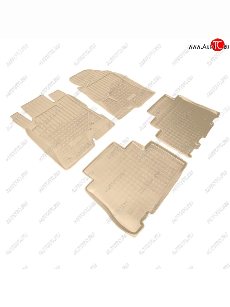 Коврики салона Norplast Unidec Chevrolet Captiva 1-ый рестайлинг (2011-2013) (Цвет: бежевый)  в Воронеже Воронежской области