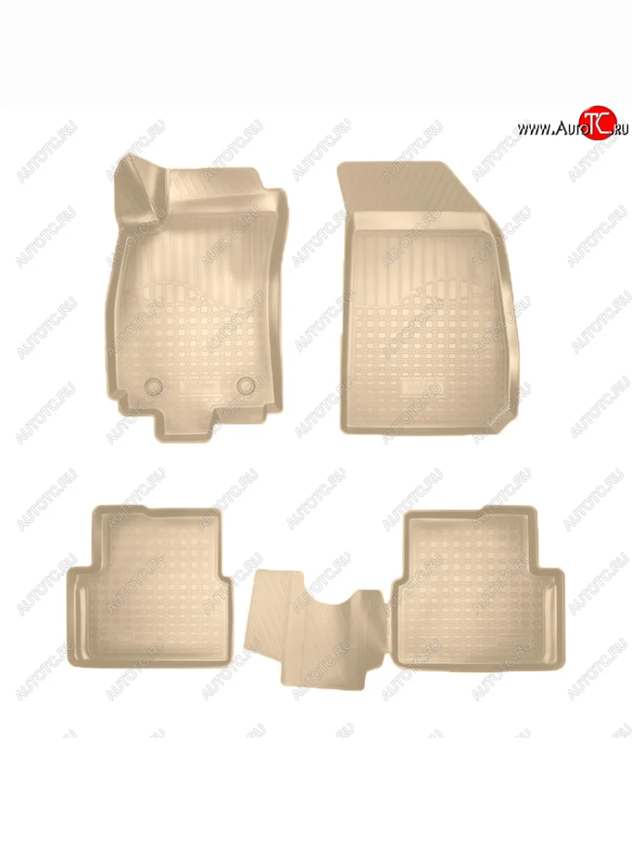 Коврики салона Norplast Unidec Chevrolet Cobalt седан дорестайлинг (2011-2016) (Цвет: бежевый)  в Перми Пермском крае
