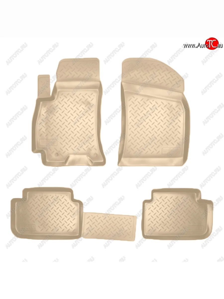 Коврики салона Norplast Unidec Chevrolet Lanos T100 седан (2002-2017) (Цвет: бежевый)  в Керчи Республика Крым