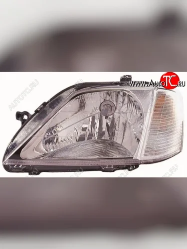 Левая передняя фара DEPO (под корректор) Renault Logan 1 дорестайлинг (2004-2010)