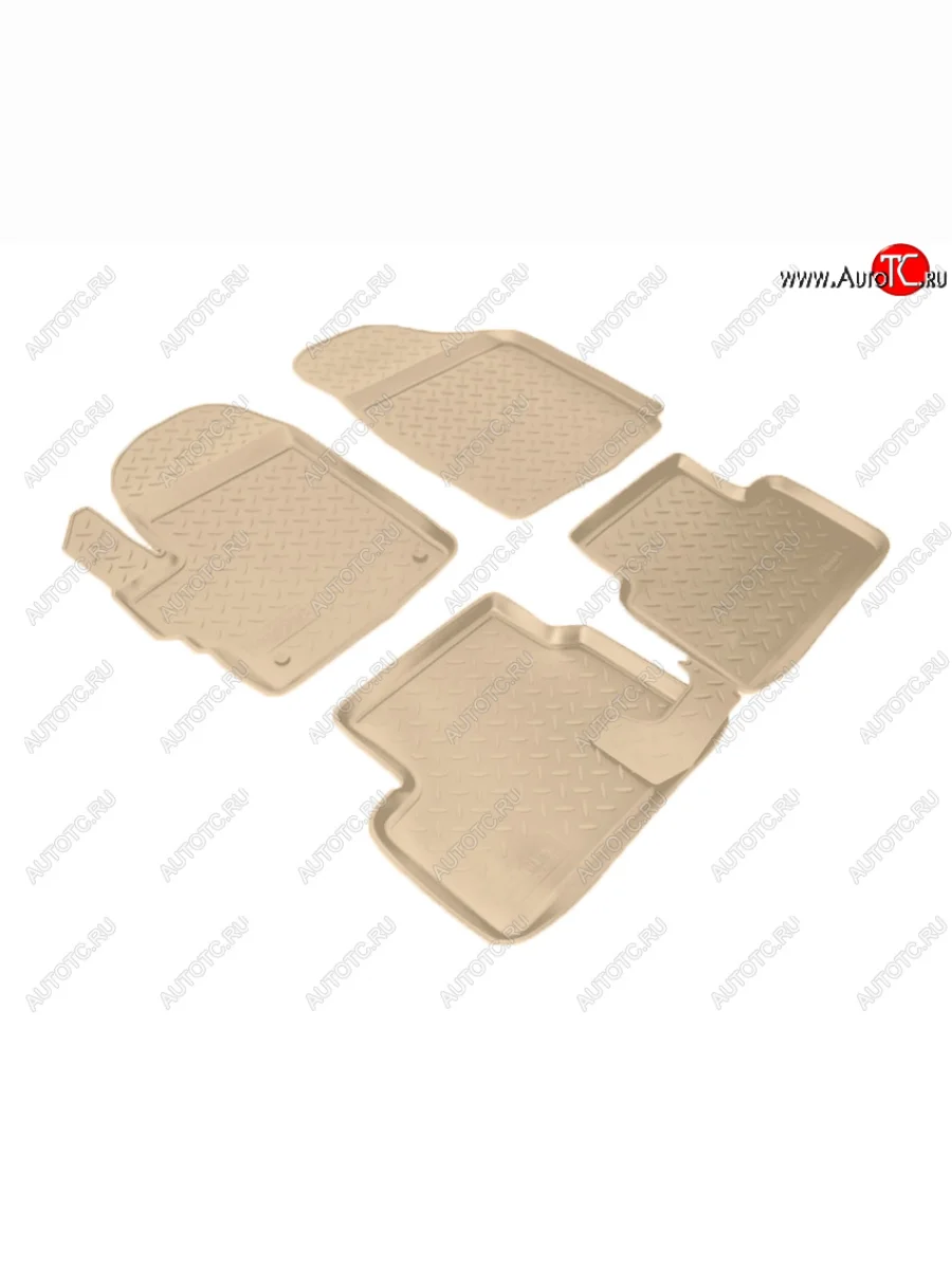 Коврики салона Norplast Unidec Chevrolet Spark M200,250 (2005-2010) (Цвет: бежевый)  с доставкой в г. Керчь