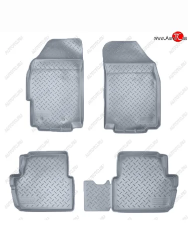 Коврики салона Norplast Unidec (Цвет: серый) Chevrolet Spark M300 дорестайлинг (2010-2015)