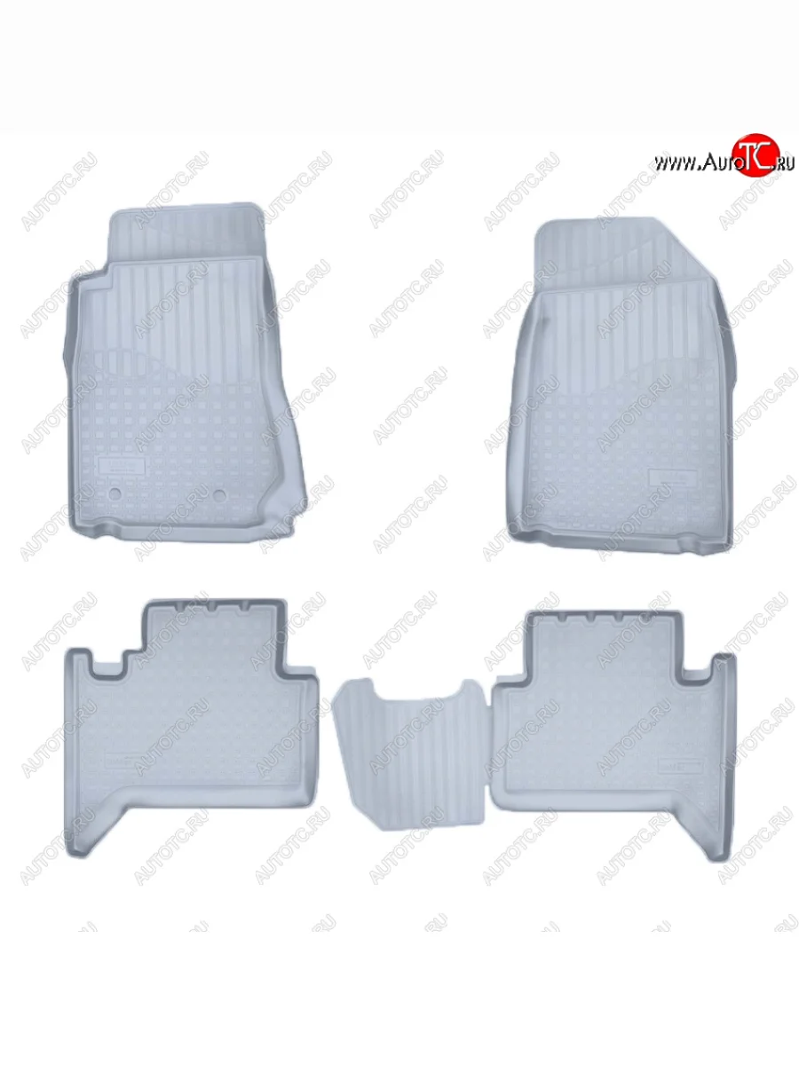 Коврики салона Norplast Unidec (5 мест) Chevrolet Trailblazer GM800 дорестайлинг (2012-2016) (Цвет: серый)  в Керчи Республика Крым