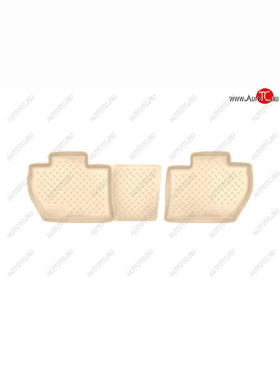 Коврики салона Norplast Unidec (задние, 4 дв.) CITROEN Berlingo B9 дорестайлинг (2008-2016) (Цвет: бежевый)  с доставкой в г. Пермь