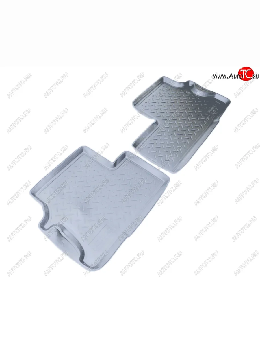 Коврики салона Norplast Unidec (задние) CITROEN Berlingo M59 рестайлинг (2002-2012) (Цвет: серый)  с доставкой в г. Керчь