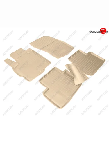 Коврики салона Norplast Unidec (Цвет: бежевый) CITROEN C-crosser (2007-2012)