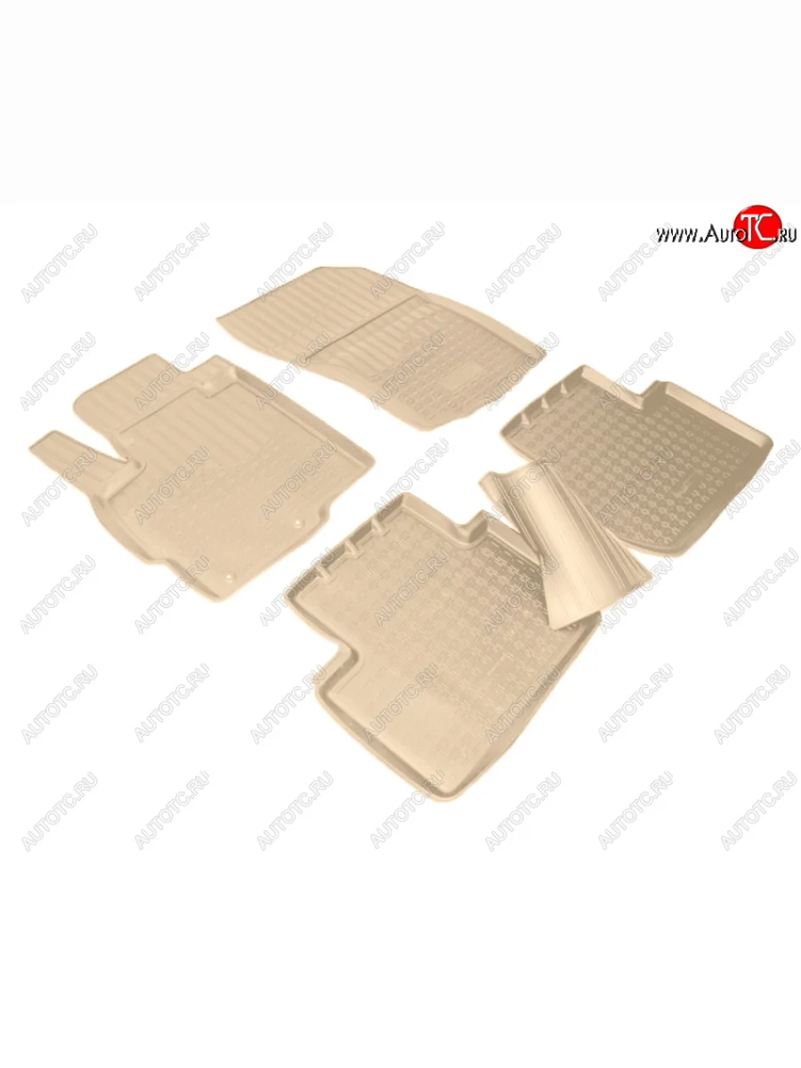 Коврики салона Norplast Unidec CITROEN C-crosser (2007-2012) (Цвет: бежевый)  в Перми Пермском крае
