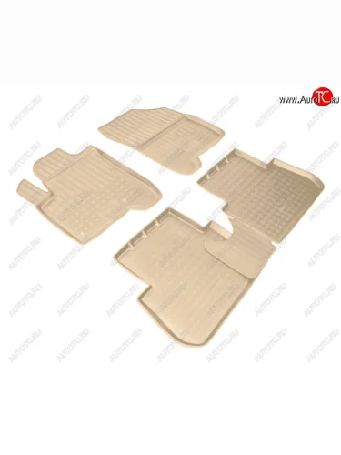 Коврики салона Norplast Unidec (Цвет: бежевый) CITROEN C3 Picasso рестайлинг (2013-2017)
