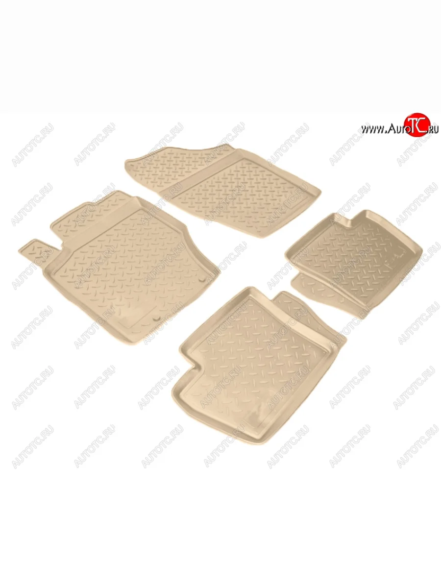 Коврики салона Norplast Unidec CITROEN C4  дорестайлинг, хэтчбэк 5 дв. (2004-2008) (Цвет: бежевый)  в Керчи Республика Крым