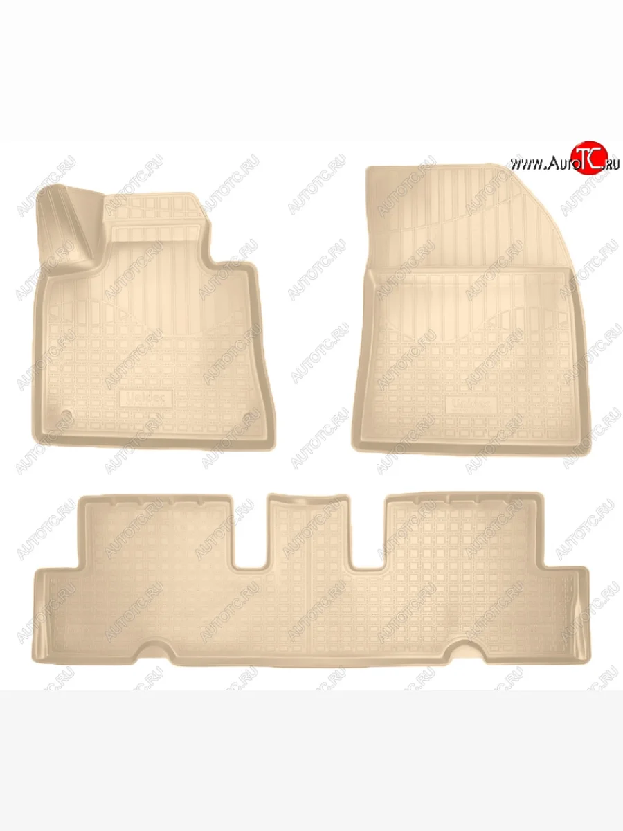 Коврики салона Norplast Unidec CITROEN C4 Grand Picasso (2014-2016) (Цвет: бежевый)  в Керчи Республика Крым