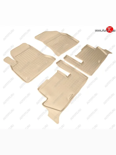 Коврики салона Norplast Unidec (Цвет: бежевый) CITROEN C4 picasso UD минивэн (2006-2014)