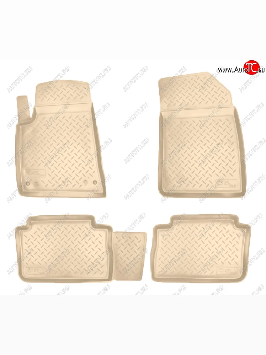 Коврики салона Norplast Unidec CITROEN C5 X40,DC лифтбэк дорестайлинг (2000-2004) (Цвет: бежевый)  с доставкой в г. Пермь