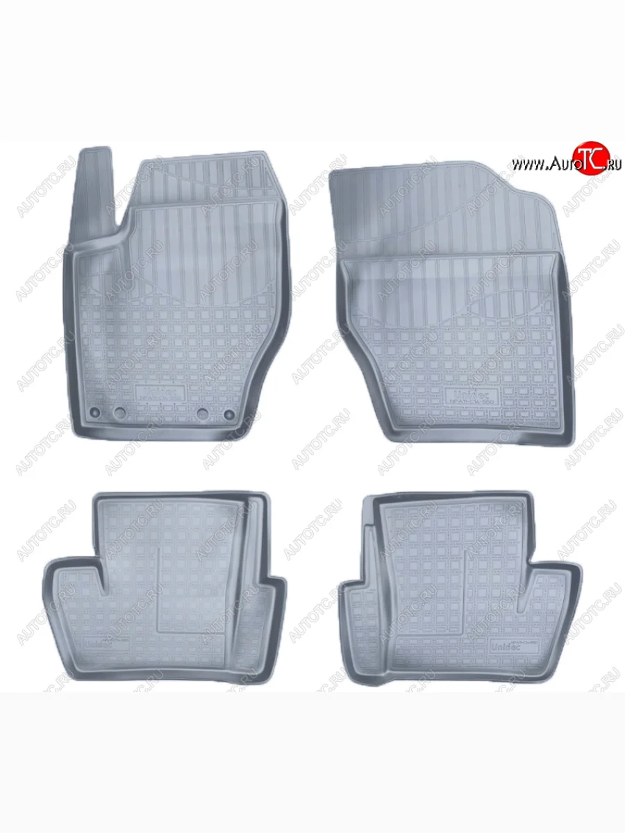 Коврики салона Norplast Unidec CITROEN DS4 PF1 дорестайлинг,хэтчбэк 5дв. (2010-2015) (Цвет: серый)  в Перми Пермском крае