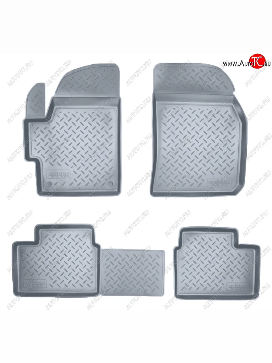 Коврики салона Norplast Unidec Daewoo Matiz M100 дорестайлинг (1998-2000) (Цвет: серый)  с доставкой в г. Керчь