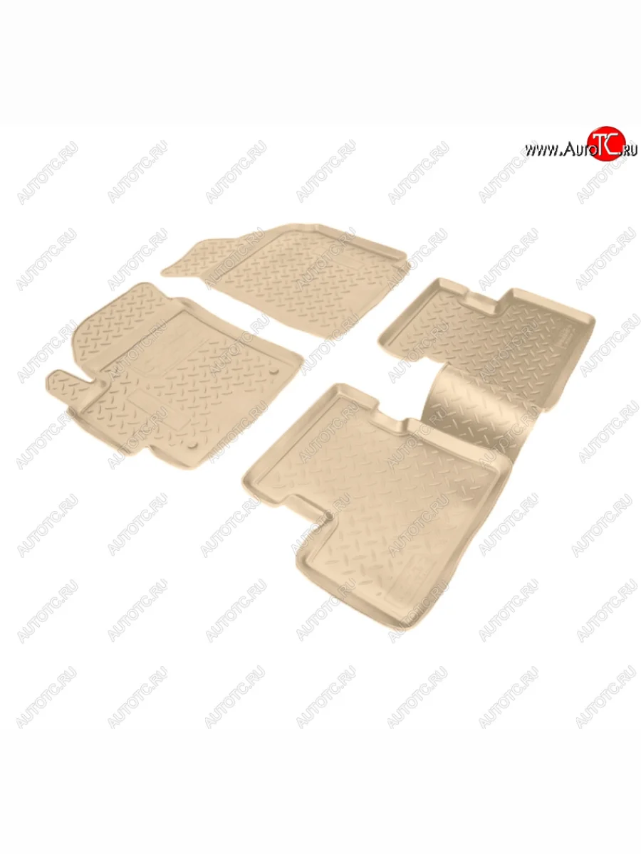 Коврики салона Norplast Unidec Daewoo Matiz M150 рестайлинг (2000-2016) (Цвет: бежевый)  с доставкой в г. Керчь
