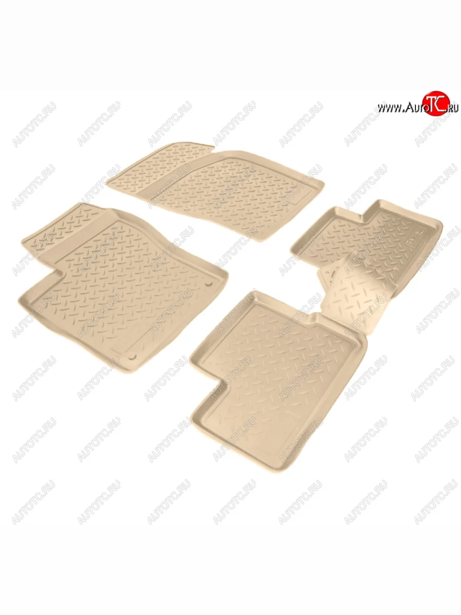 Коврики салона Norplast Unidec Daewoo Nexia дорестайлинг (1995-2008) (Цвет: бежевый)  в Воронеже Воронежской области