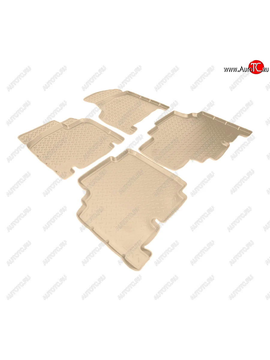 Коврики салона Norplast Unidec (Grand, 5 мест) Dodge Caravan минивэн (2000-2007) (Цвет: бежевый)  с доставкой в г. Пермь