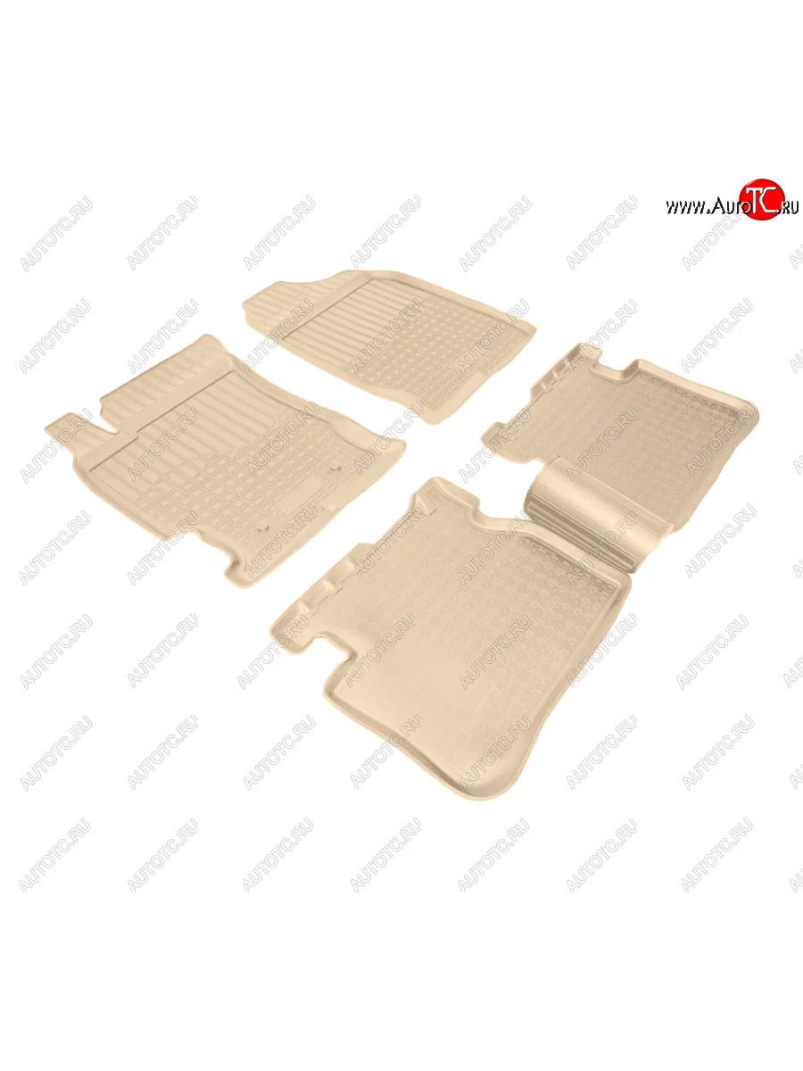 Коврики салона Norplast Unidec FAW Besturn B50 рестайлинг (2012-2017) (Цвет: бежевый)  в Воронеже Воронежской области