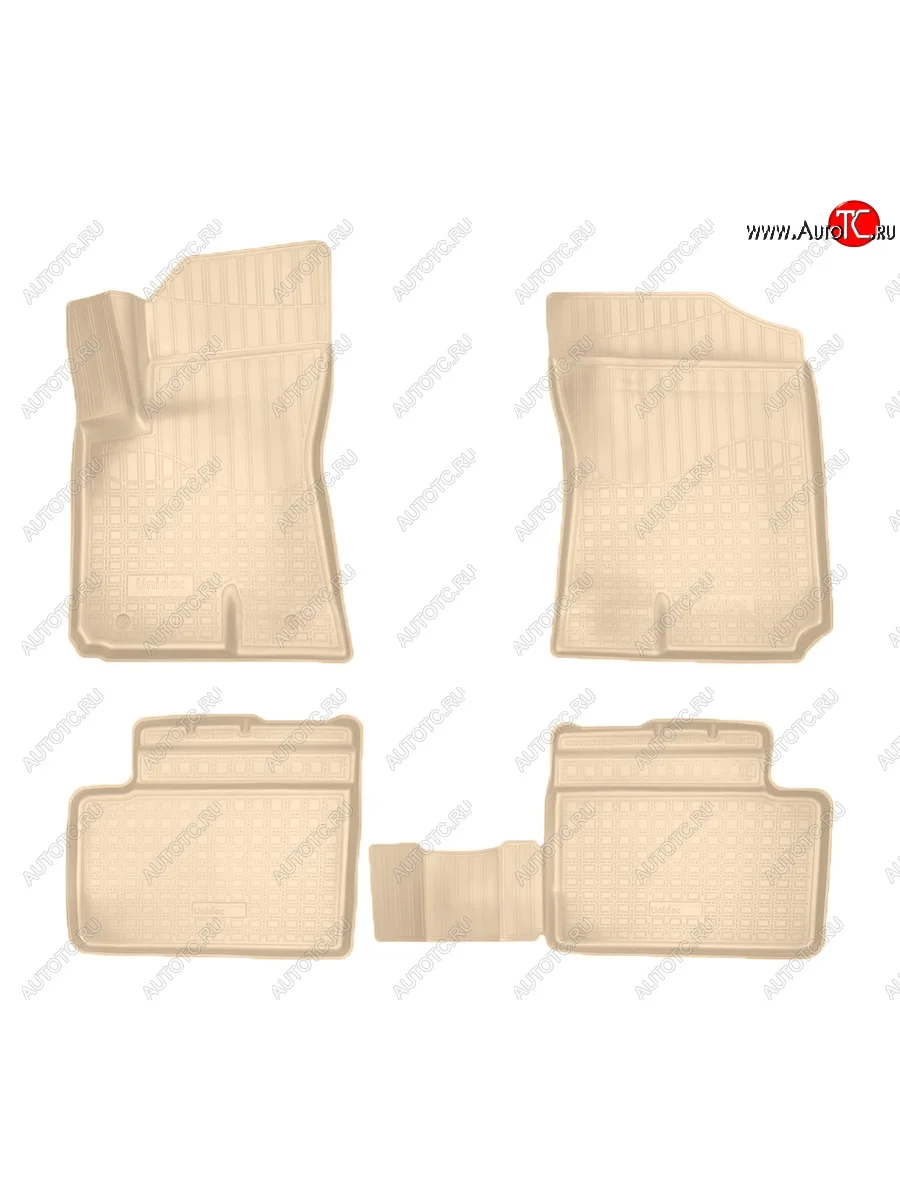 Коврики салона Norplast Unidec FAW Oley седан (2012-2018) (Цвет: бежевый)  в Керчи Республика Крым