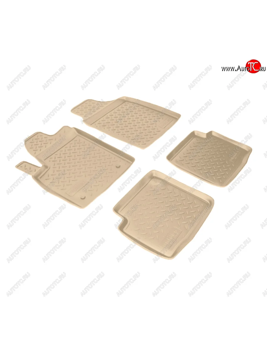 Коврики салона Norplast Unidec Fiat 500 312,FF дорестайлинг хэтчбэк 3 дв. (2007-2015) (Цвет: бежевый)  с доставкой в г. Керчь